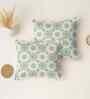 Green Cotton 27x18 Inches Pillow Covers (Set of 2)
