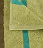 Green Solid 450 GSM Cotton 3 Pieces Towel Set