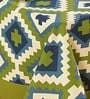 Snap (106x59) Green & White Cotton Table Cloth