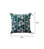 Green & White Floral Cotton 18 x 18 Inches Cushion Covers (Set of 2)