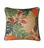 Green Cotton Floral 18 x 18 Inches Cushion Cover (Set Of 2)