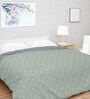 Green Cotton Abstract 150 GSM Double Reversible Comforter