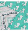 Green Cotton Abstract 150 GSM Single Bed Comforter