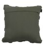 Green Woven Zig Zag Cotton 16 x 16 Inches Cushion Covers (Set of 2)