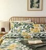 Green Cotton Floral 180 GSM Single Bed Dohar