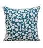 Green Woven Cotton 18 x 18 Inches Cushion Covers (Set of 2)