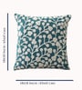 Green Cotton Abstract 18x18 inches Cushion Covers (Set of 5)