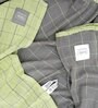 Green Banana Double Cloth Checkered 300 GSM Bath Towel with Gift Box