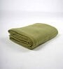 Green Aloevera Double Cloth Striped 300 GSM Bath Towel
