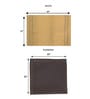 Zeba (13x19) Beige & Grey Cotton Blend (Set of 12) Placemat
