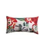 Multicolor Floral Cotton Blend 22 x 12 Inches Cushion Cover