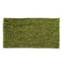 Green Solid Cotton Blend 28 x 18 Inches Anti Skid Door Mat