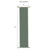 Zeba (84x12) Green Cotton Blend Table Runner