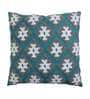 Green Woven Cotton 20 x 20 Inches Cushion Covers (Set of 5)