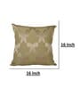 Green Traditional Cotton 16 x 16 Inches Cushion Cover