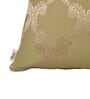 Green Traditional Cotton 16 x 16 Inches Cushion Cover