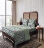 Green Cotton Floral 150 GSM Double Bed Comforter