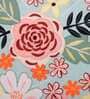Green Cotton Floral 18x18 inches Cushion Cover (Set Of 5)