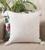 Green Cotton Floral 18x18 inches Cushion Covers (Set of 5)