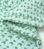 Green Cotton Blend Geometric 150 GSM Double Comforter