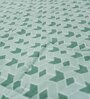 Green Cotton Blend Geometric 150 GSM Single Comforter