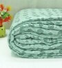 Green Cotton Blend Geometric 150 GSM Single Comforter