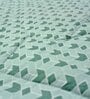Green Cotton Blend Geometric 150 GSM Single Comforter