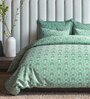Green Cotton Blend Geometric 150 GSM Single Comforter