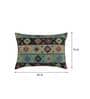 Multicolor Woven Cotton 24 x 16 Inches Cushion Cover