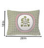 Green 220 TC Cotton Floral 28 x 18 Inch inches Pillow Covers (Pack of 2)