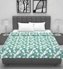 Green Cotton Patterned 120 GSM Double Bed Dohar