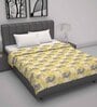 Green Cotton Patterned 120 GSM Double Bed Dohar