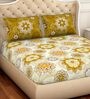 Cotton 144TC Double Bedsheet with 2 Pillow Covers
