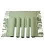 Celsian (19x13) Green Cotton (Set of 6) Placemat