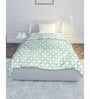 Green Cotton Abstract 120 GSM Reversible Single Bed Dohar