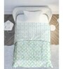 Green Cotton Abstract 120 GSM Reversible Single Bed Dohar