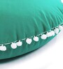 Green Solid Cotton 20 x 20 Inch Cushion Covers (Set of 2)