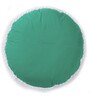 Green Solid Cotton 20 x 20 Inch Cushion Covers (Set of 2)