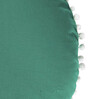 Green Solid Cotton 20 x 20 Inch Cushion Covers (Set of 2)