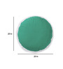 Green Solid Cotton 20 x 20 Inch Cushion Covers (Set of 2)