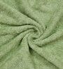 Green Cotton Solid 330 GSM Bath Towels (Set of 2)