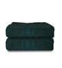 Sea Green Cotton Solid 500 GSM Bath Towels (Set of 2)