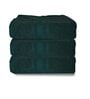 Sea Green Cotton Solid 500 GSM Bath Towels (Set of 3)