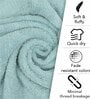 Mint Solid 550 GSM Cotton Towel Sets (Set of 4)