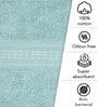 Mint Solid 550 GSM Cotton Towel Sets (Set of 4)