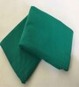 Green Cotton Solid 5ft Light Filtering Rod Pocket Window Curtains