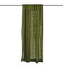 Green Cotton Solid 7ft Blackout Rod Pocket Door Curtain (1 Pc)