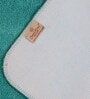 Green Solid Cotton 31x19 Inches AntiSkid Bath Mats (Set of 2)