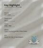 Green Cotton Solid 210TC Plain Super King Bedsheet with 2 Pillow Covers