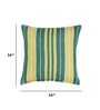Green Cotton Striped 14 x 14 inch Set of 5 Cushion Covers